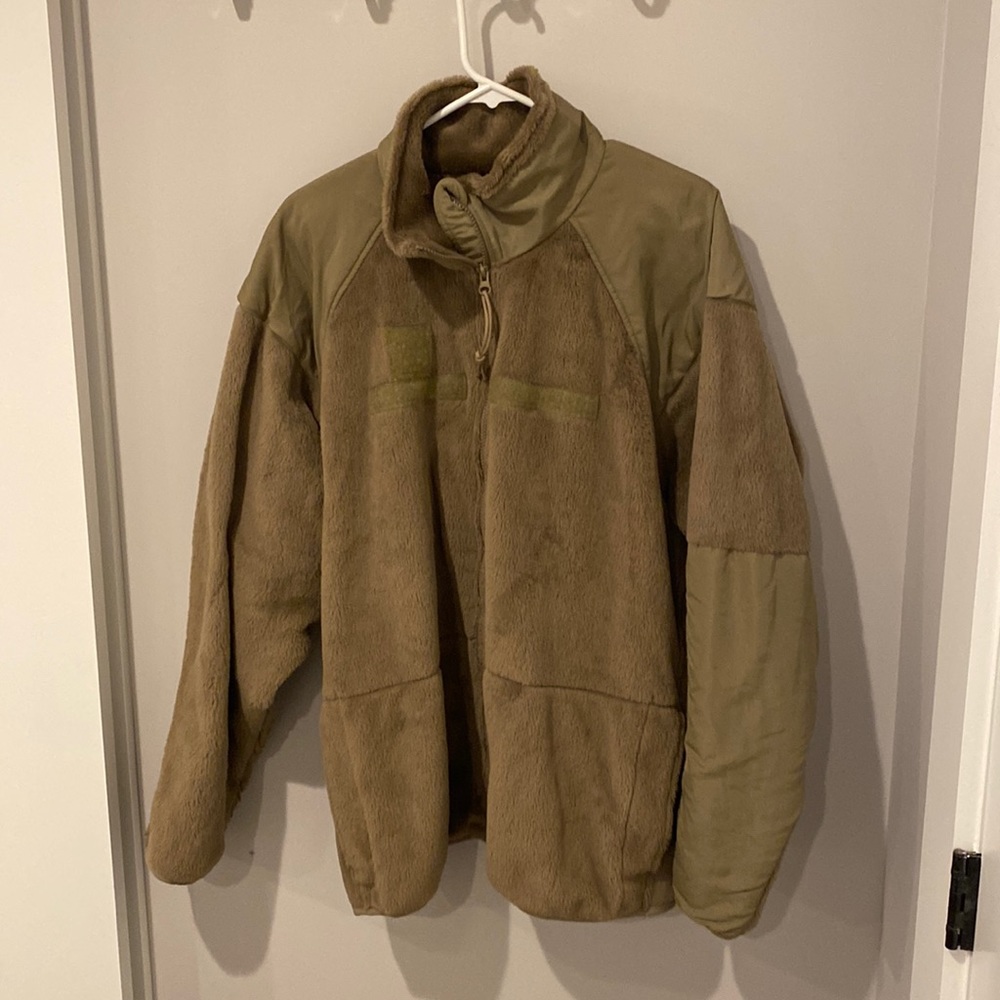 Coyote Brown Generation III (3) ECWCS Fleece Jacket sz XL